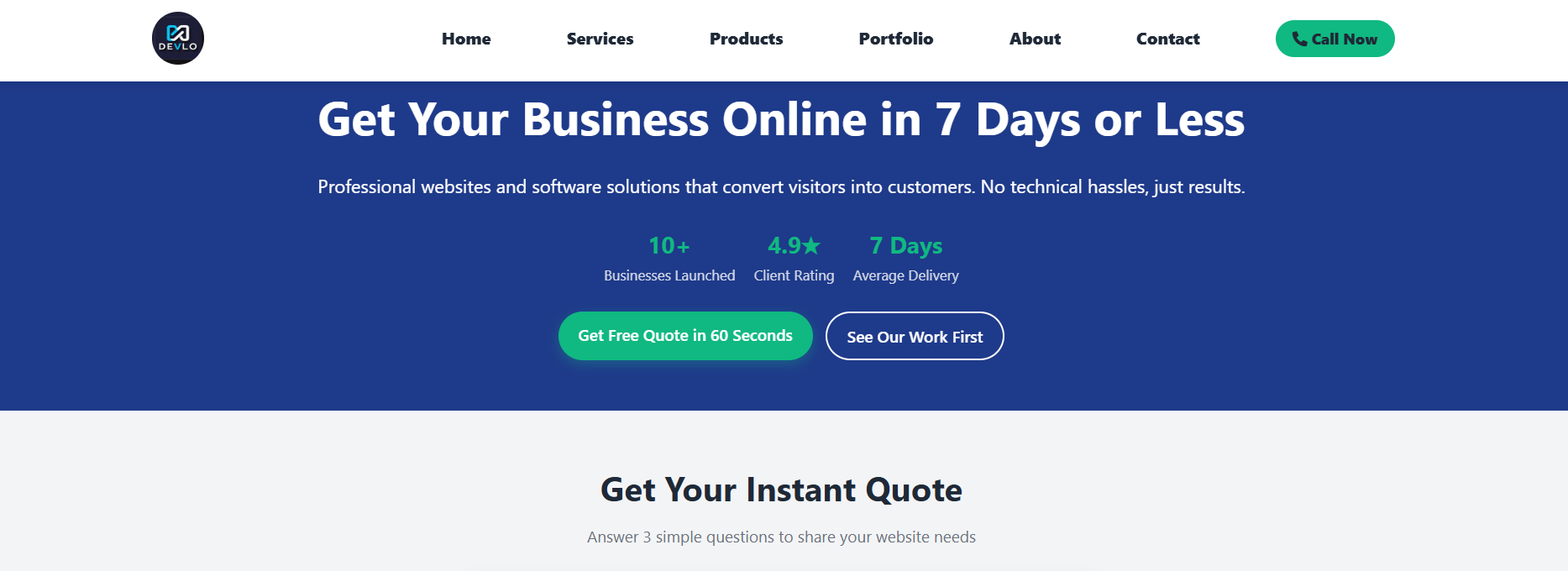 Portfolio Website Screenshot